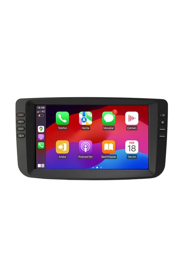 Fiat Linea Araç Multimedya Android Ekran Carplay Navigasyon Double Teyp 2+32 9" 12-15 Black BLUEWAY - 2