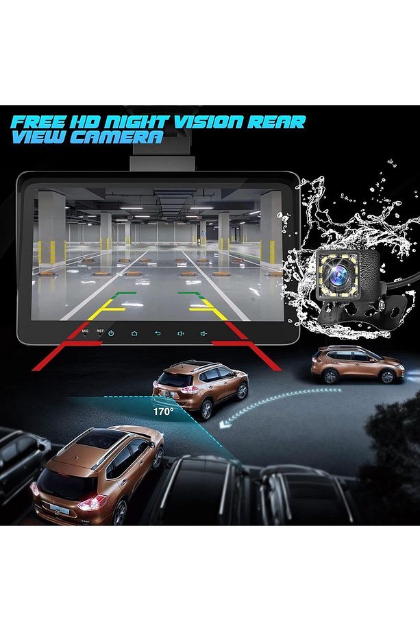 7"taşınabilir Kablosuz Apple Carplay Ekran Yansıtma Android Auto Android Car Play Araba Ekranı - 5