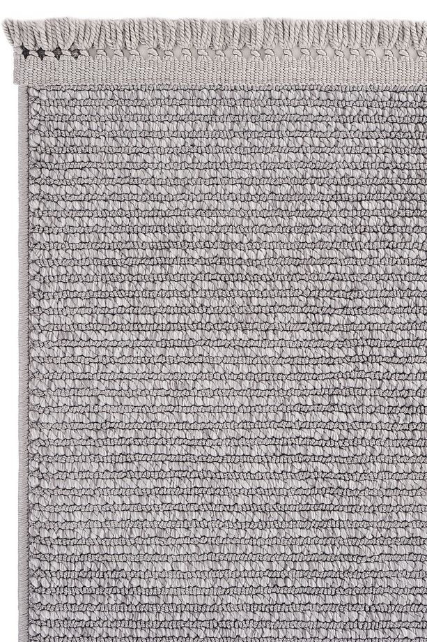 Olinda 1102 Gri Oturma Odası Salon Halısı Yumuşak Iskandinav Halı Yolluk Bukle Dokuma Makine Halısı - 4