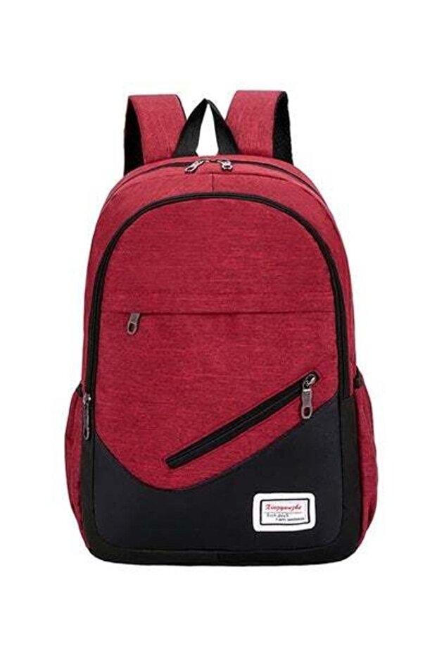 مجموعة حقائب مركبة من 3 قطع باللون الأحمر - 2