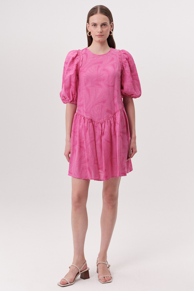 Rochie mini decoltată la spate - 2