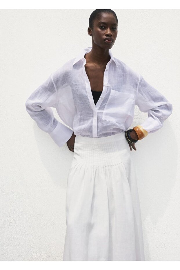 Pileli rami etek - 1