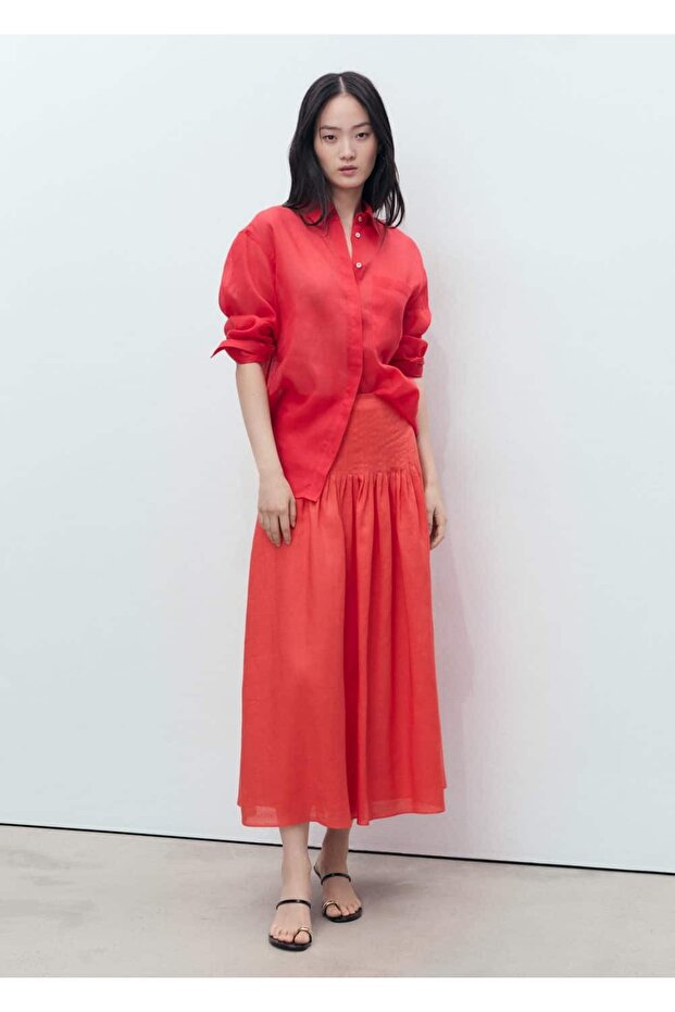 Pileli rami etek - 2