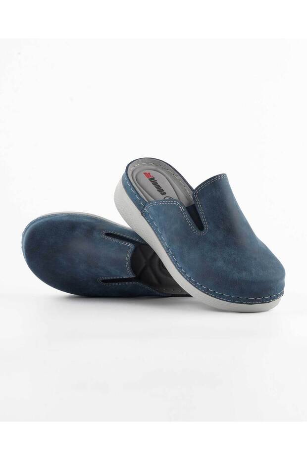 Women's Slippers Ms890 Navy Blue Mikanos Orthopedic Sabo Slippers