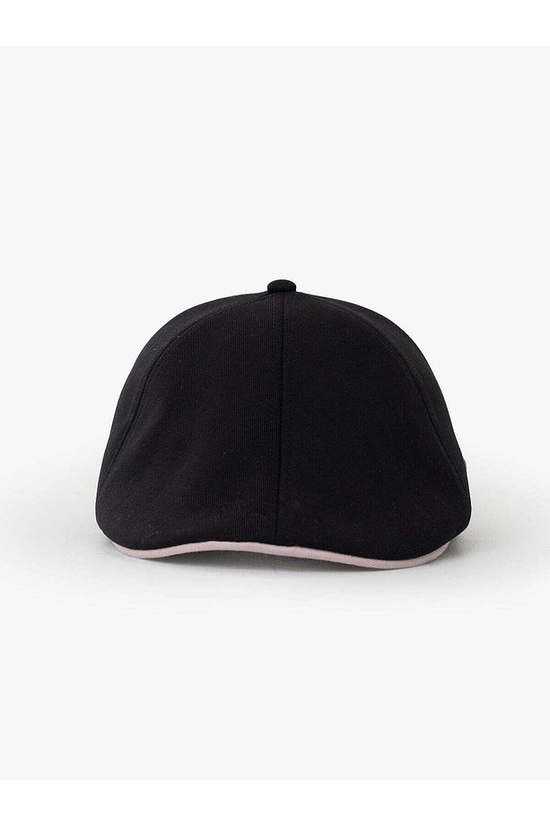 Kadın Erkek Siyah Casket Şapka Timeless Collection Basic - 2