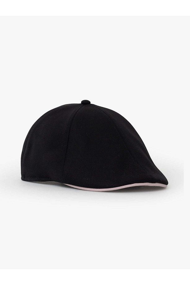 Kadın Erkek Siyah Casket Şapka Timeless Collection Basic - 3