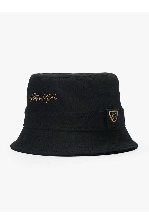 Kadın Erkek Siyah Bucket Şapka Timeless Collection Basic - 2