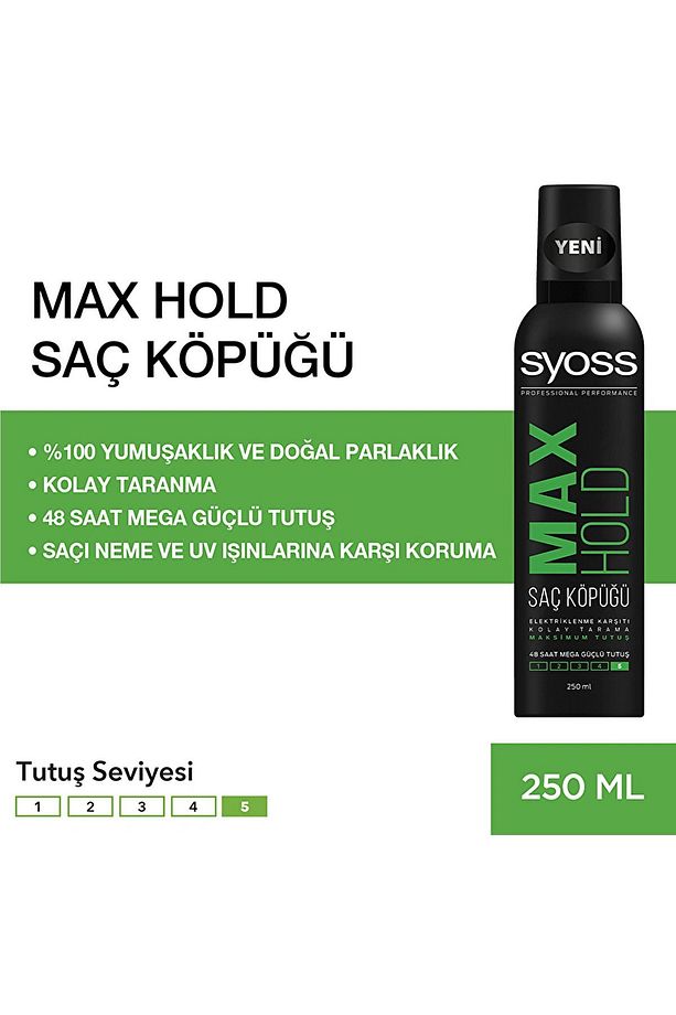 Pure Volume Saç Köpüğü 250ml +Max Hold Köpük 250ml +Volume Lift Sprey 400ml +Style Plex Sprey 400ml - 3