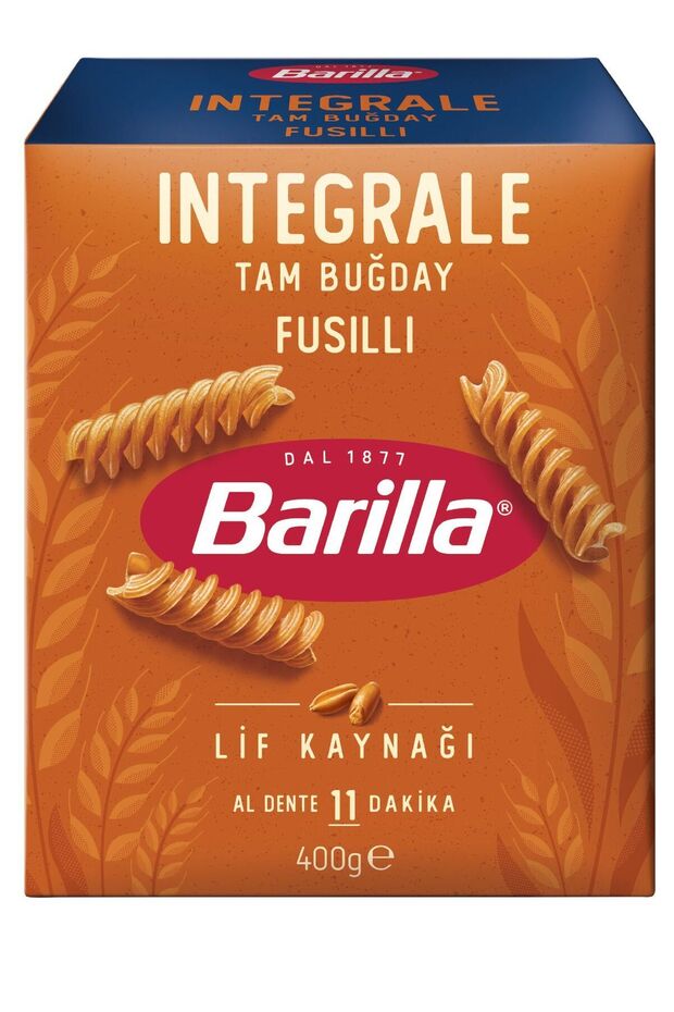 Tam Buğday Burgu Makarna (Integrale Fusilli) 400 gr x 2 Adet - 2
