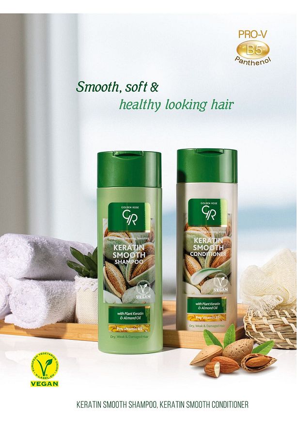 Keratin Smooth Saç Kremi Badem Yağlı 430 ml - 3