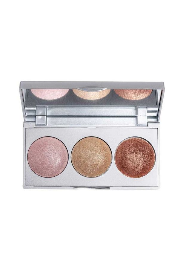 Strobing Highlighter Palette Üçlü Fırınlanmış Aydınlatıcı 3x2,8 g - 2