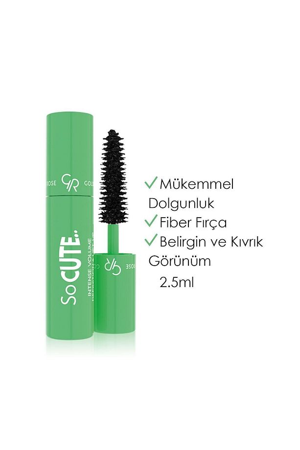 So Cute intense Volume Definition&Lift Up Mascara Black Mini Maskara 2,5 ml - 1