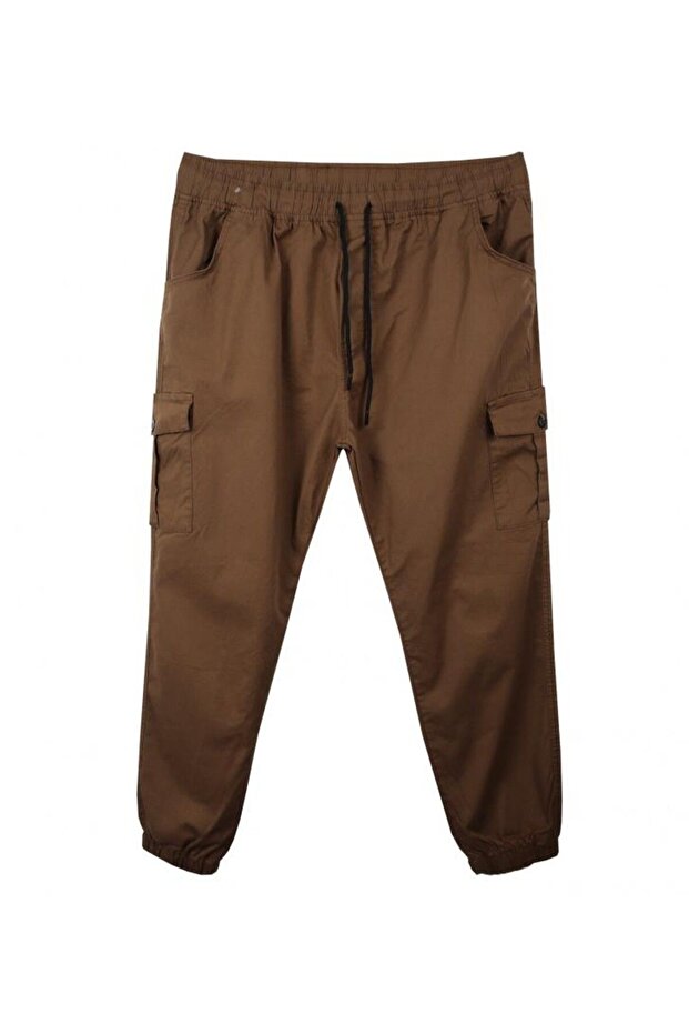 Large Size Lycra Jogger Gabardine Trousers