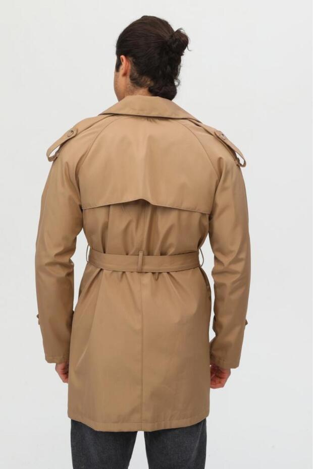 Regular Fit Erkek Trençkot - 8