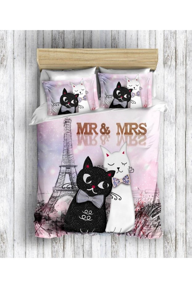 Ranforce Persian Double Bedding Set %100 Cotton Duvet Cover Set