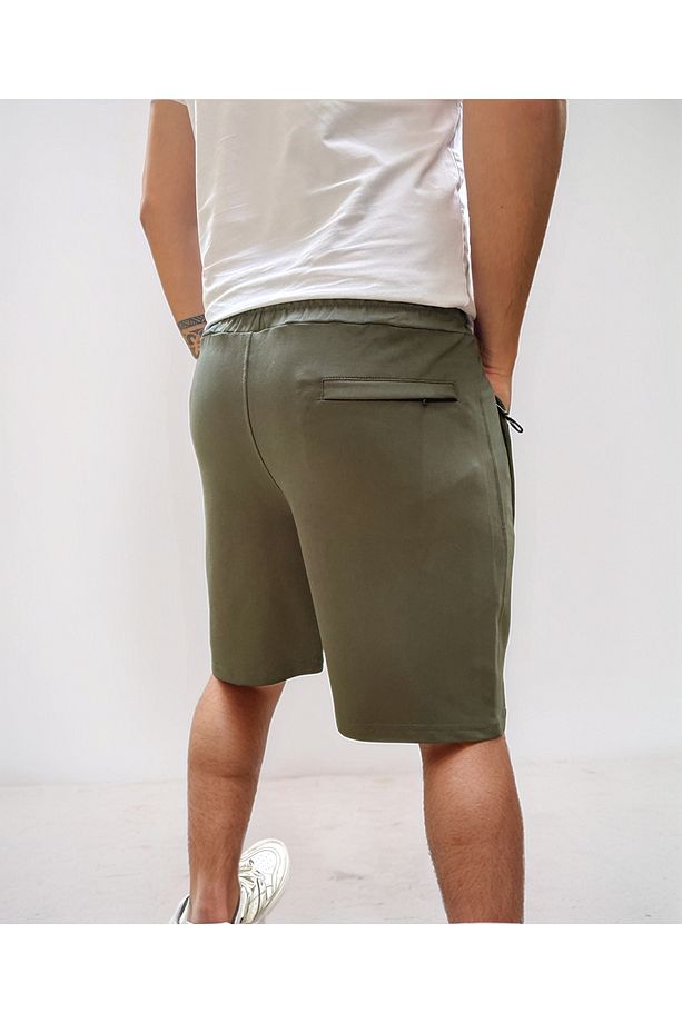 Gri Erkek Regular Fit Penye Şort & Bermuda - 2