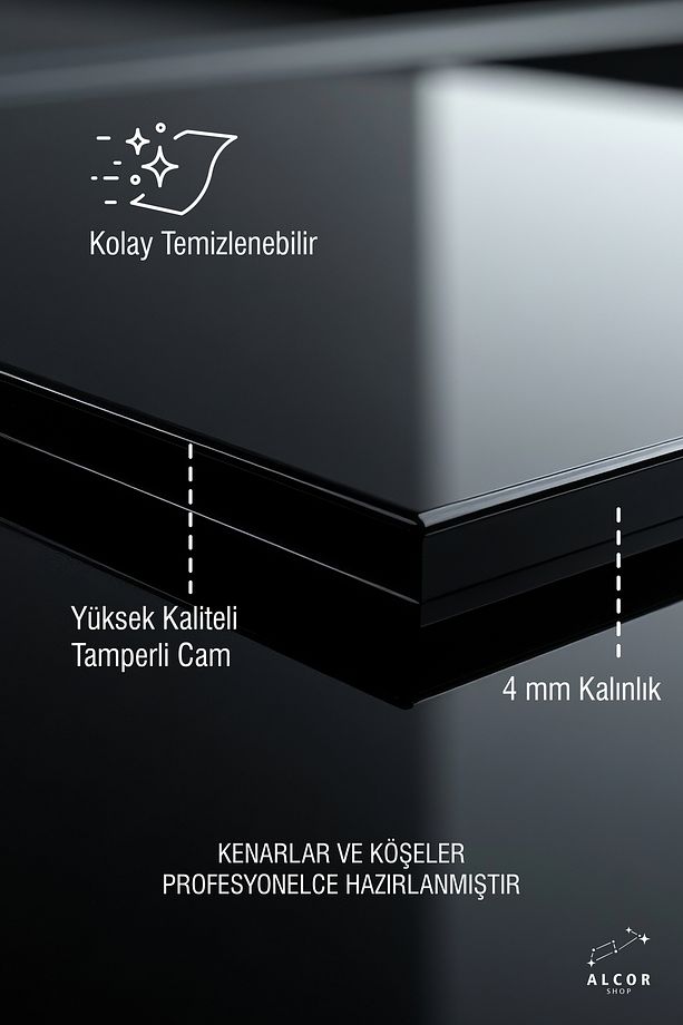 Atatürk Cam Tablo - Portre - Cam Tablo - Duvar Dekoru - Atatürk Portresi - Kaliteli Baskı Ata024 - 7