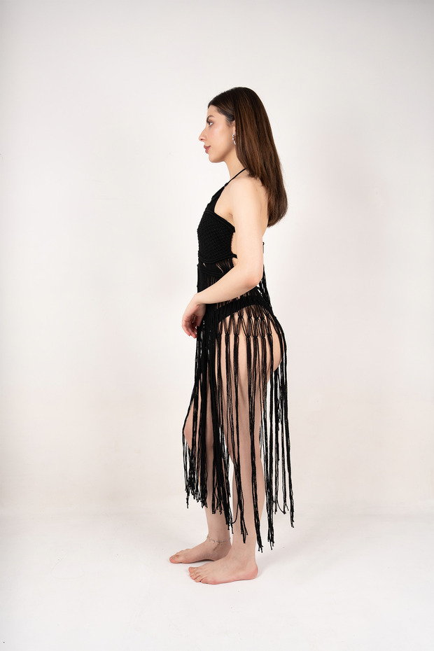 Makrome Plaj Elbisesi & Pareo & El Örmesi Plaj Giysisi (Eclipse) - 6