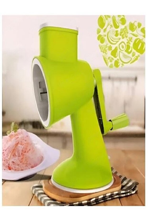 Multi-Function Hand Crank Vegetable Cutter & Chopper - 1