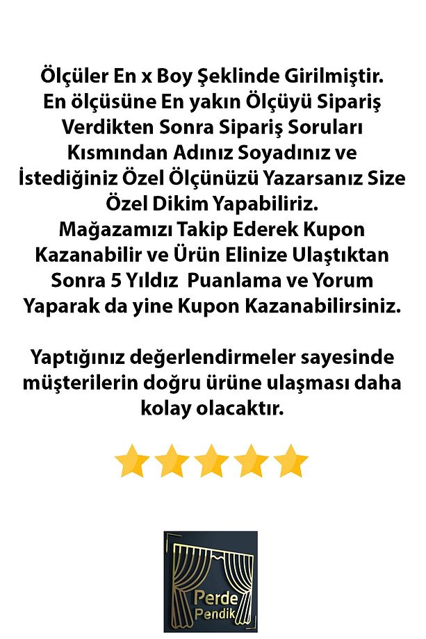 Ada Fonluk Gül Kurusu Tek Kanat 1/3 Sık Pile - Her Odaya Uygun Lüks Fon Perde - 7
