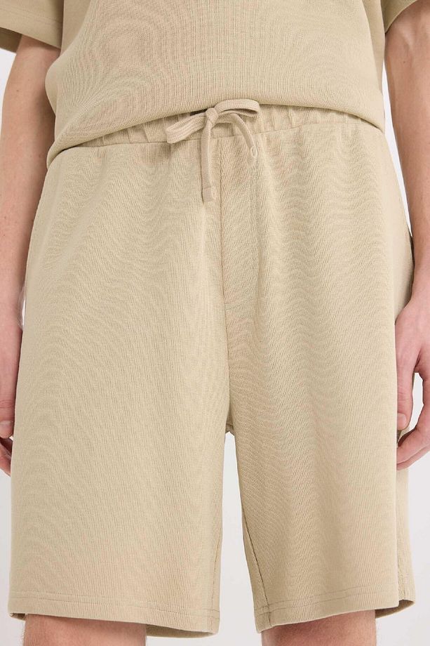 %100 Pamuk Regular Fit Düz Paça Şort E0442ax25sm - 7