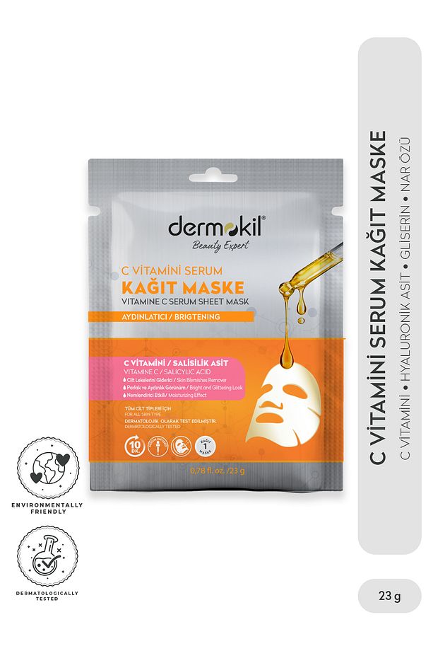 KAĞIT MASKE C VİTAMİNİ / SALİSİLİK ASİT 23GR - 1