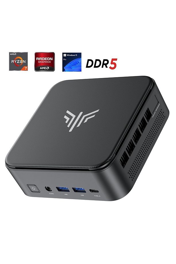 AMD E3B AMD Ryzen 7 6800H 16GB DDR5 512GB SSD DPHDMIType-CWiFi6BT5.2 WIN11 Mini PC - 1