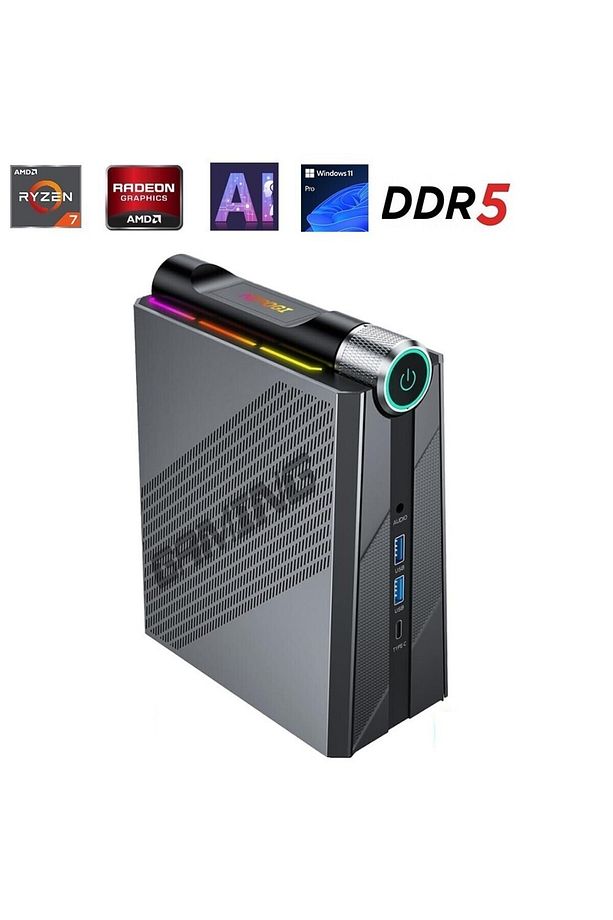 Am08 Pro Ryzen 7 8845hs Pro Al 16gb Ddr5 512gb Ssd Wifi 6 Bt 5.2 Wın11 Pro Yapay Zekalı Mini Pc - 1