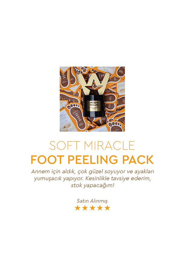 Miracle Foot Peeling Pack - Mjcare Çorap Tipi Ayak Peeling Maskesi - 6