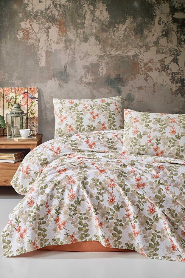 Pamuk Pike Tek Kişilik Flores Pudra - 1