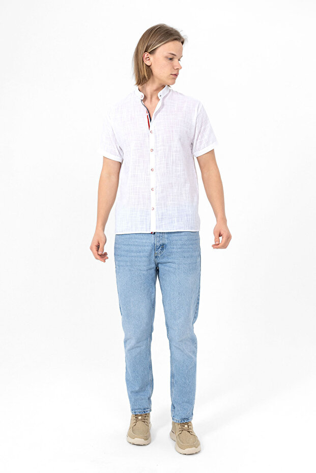 Judge Collar, Collar Detailed Shirt-4610