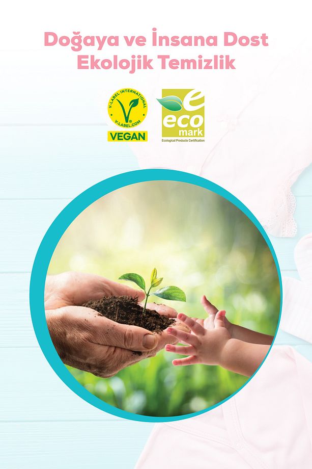 Life By  %100 Bitkisel Bazlı Vegan Sıvı Bebek Çamaşır Deterjanı 1500ml x 6 Adet Avantaj Seti - 6