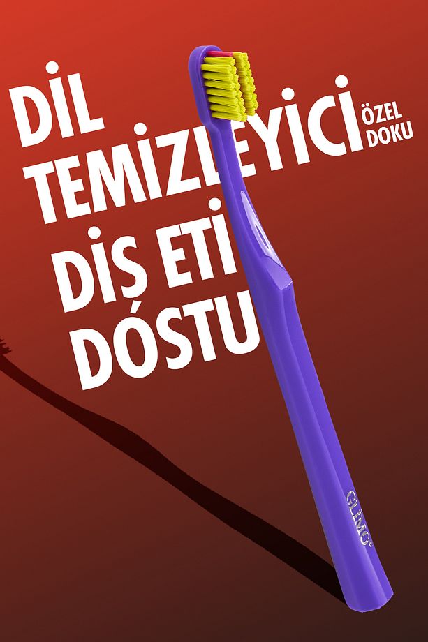 Ortodontik Diş Fırçası 2800 | Fda Onaylı,bpa Içermez,diş Teli Temizliği | 0,15 Mm Fırça Kılı, Mor - 6