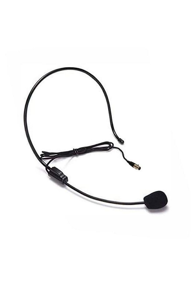 W3 Mini Xlr Jack Kafa Mikrofonu (HEADSET) 3 Pinli 1 Metre - 1