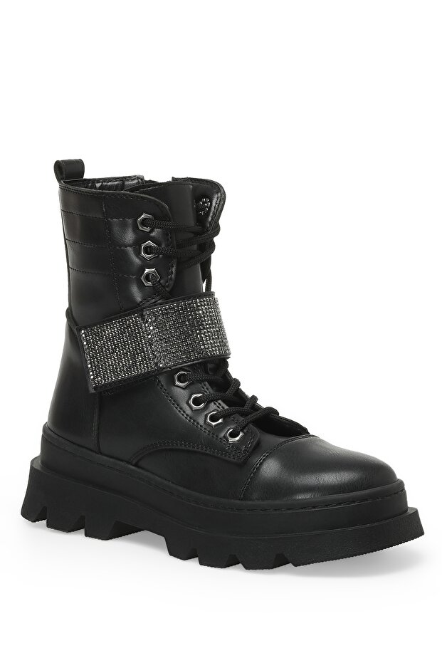 22k-950 2pr Siyah Kadın Rock Bot - 2