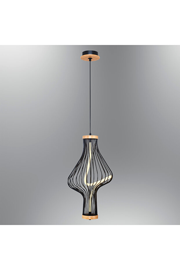 3440-1A Duu Tekli Sarkıt SİYAH - 3