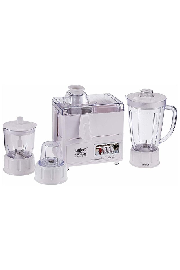 Sanford 4-in-1 Multifunction Food Blender with Juicer, White