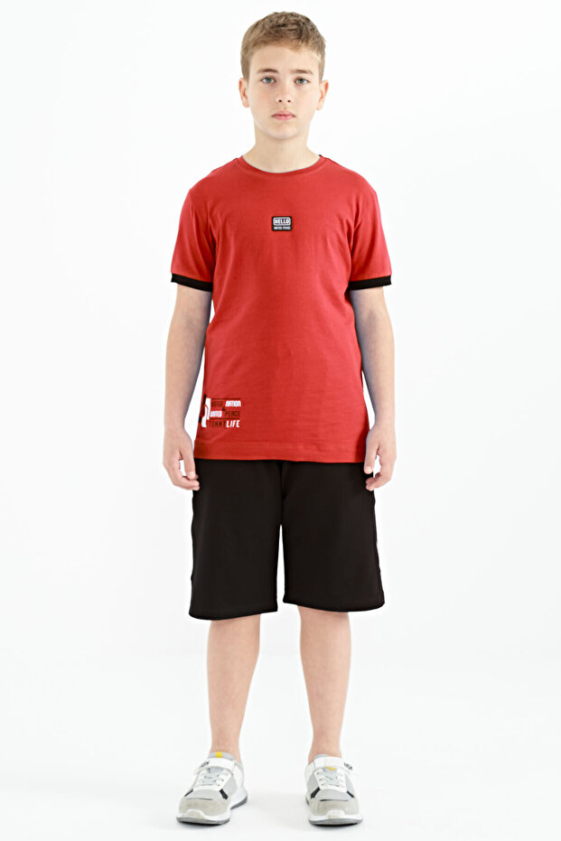 Fiesta Printed Standard Fit O Neck Boys T-Shirt - 11097