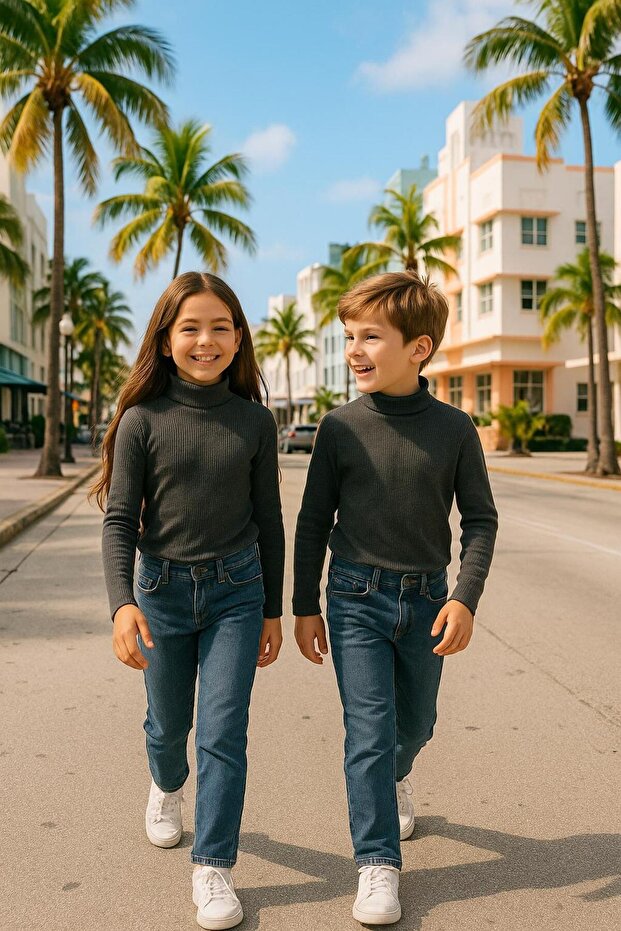 Turtleneck Children's Body Smoked | Girl - Boy Unisex |