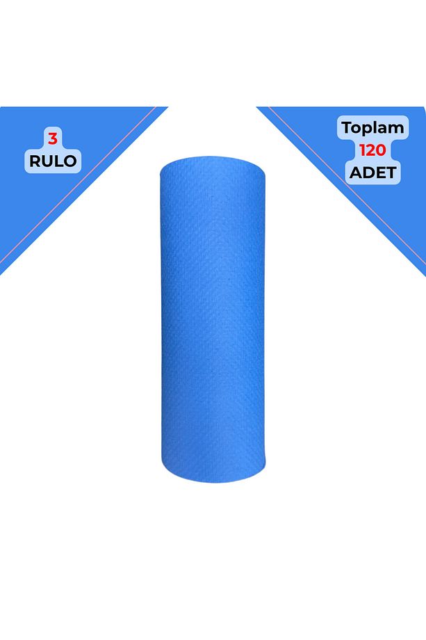 120 Adet Rulo Temizlik Bezi Extra Dayanıklı Extra Emici Kullan Kullan At Bez - 1