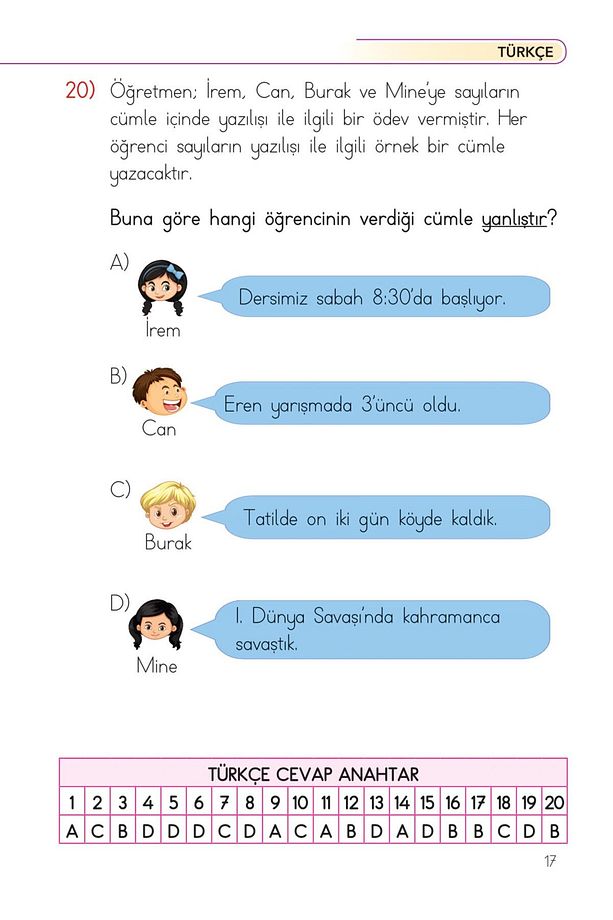 4. Sınıf Tüm Dersler 0'dan 4'e Konu Anlatımlı Soru Bankası Yeni Nesil - 8