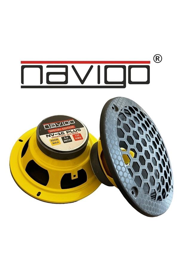 16 Cm 880 Watt 135 Rms Kurşun Göbek Midrange Takımı Kapak Takımı - 1