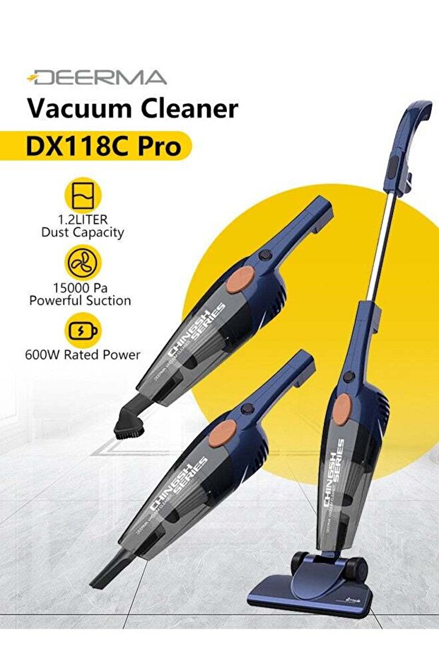 Pro 2-in-1 Handheld Vacuum Cleaner 15kPa Strong Suction Powerful Lightweight