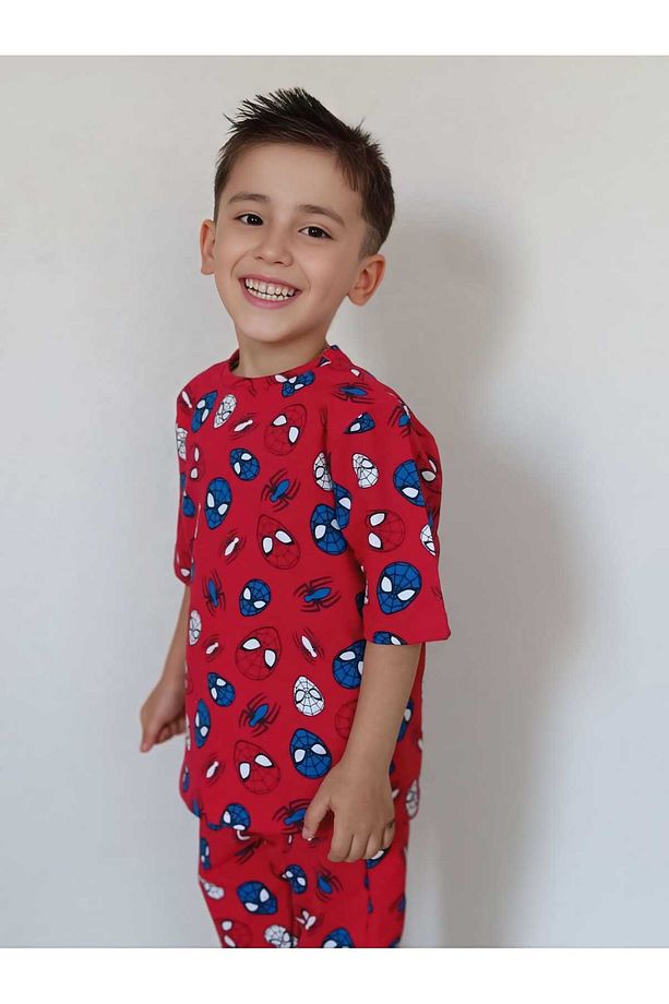 Örümcek Adam Desenli Çocuk Pijama Takımı - 2