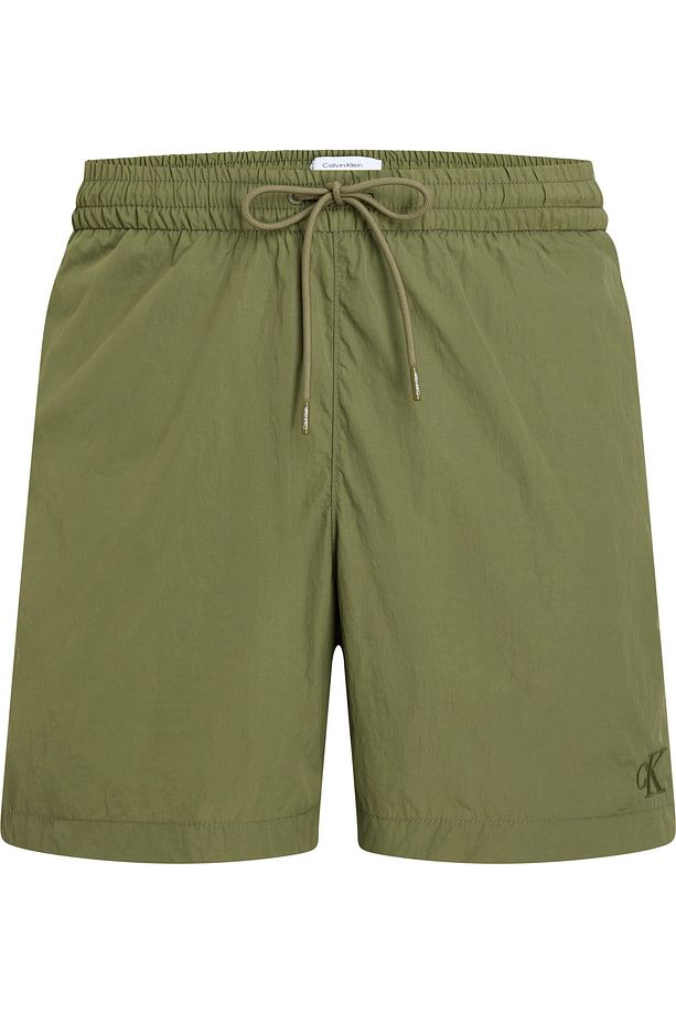 Erkek Haki Medium Drawstring Şort - 1