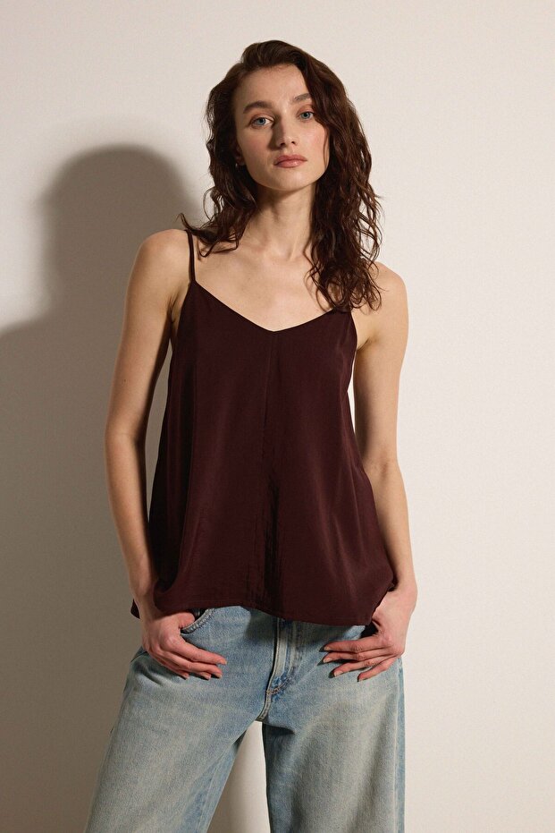 Askılı Kupro Bluz - 2