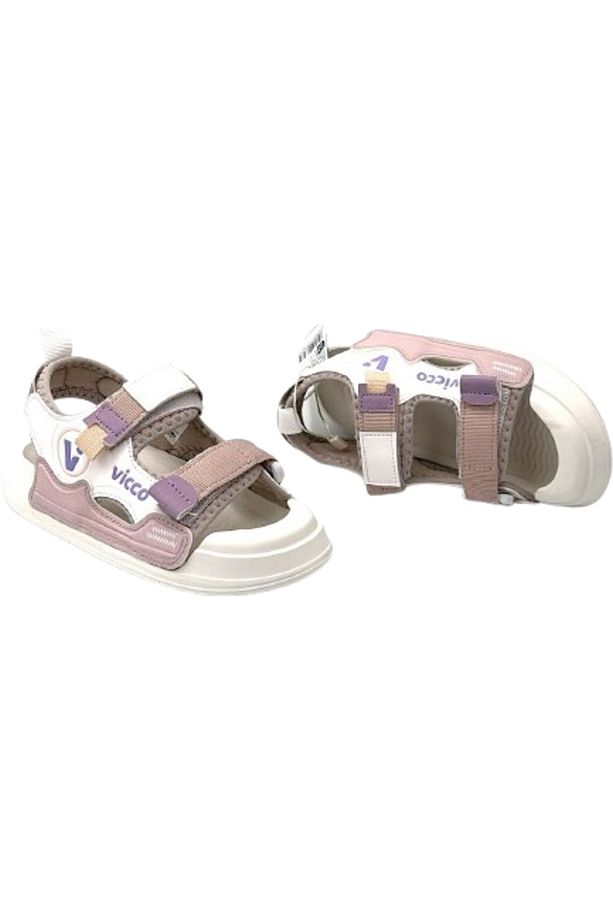 Wonder Phlon Hafif Taban Cırtlı Çocuk Sandalet Lila - 2