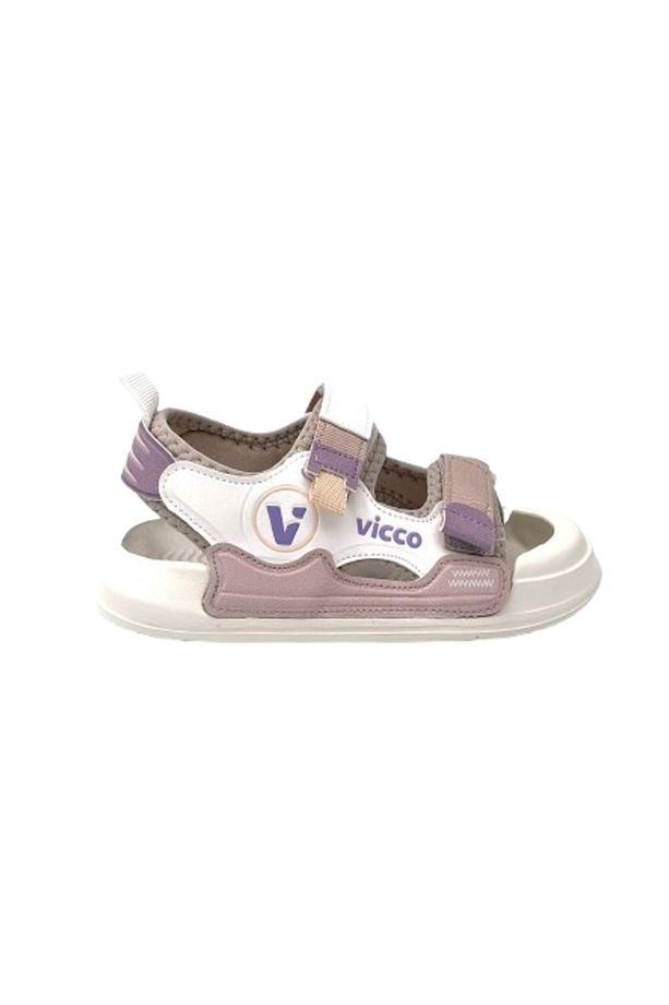 Wonder Phlon Hafif Taban Cırtlı Çocuk Sandalet Lila - 3