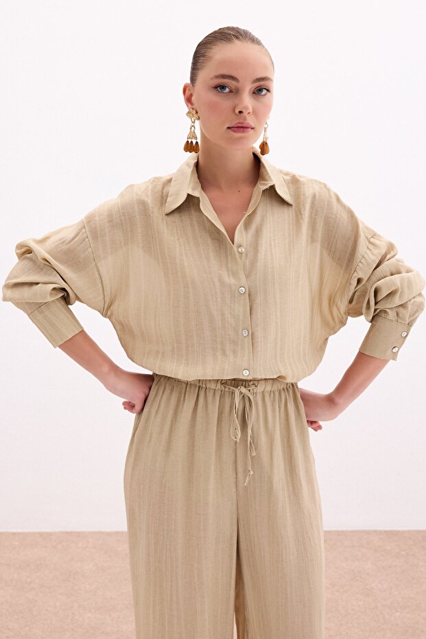 Salaş Gömlek - Haki - 4