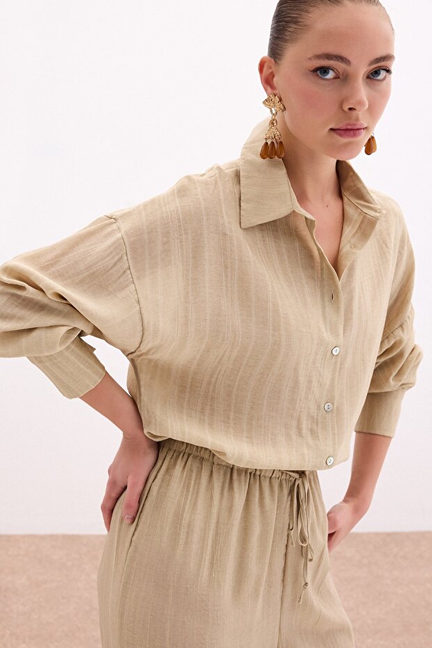 Salaş Gömlek - Haki - 8